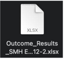 Export Outcome Data to Excell