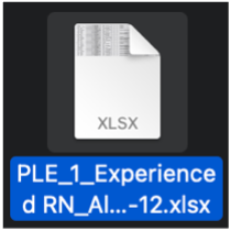 Export PLE Data to Excell