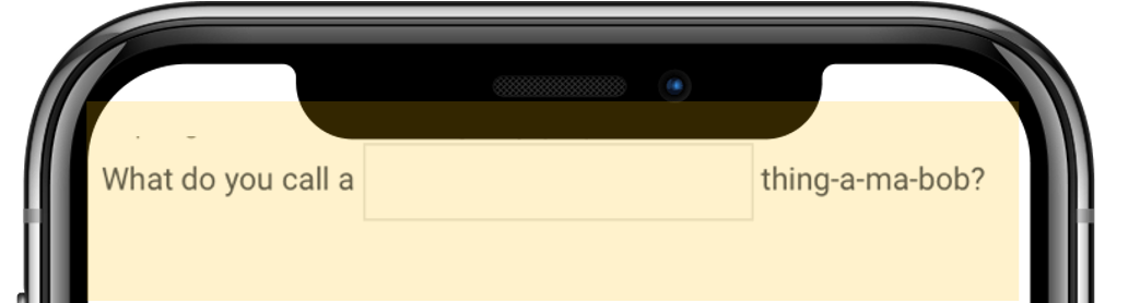 Example Fill-in-the-Blank Questions