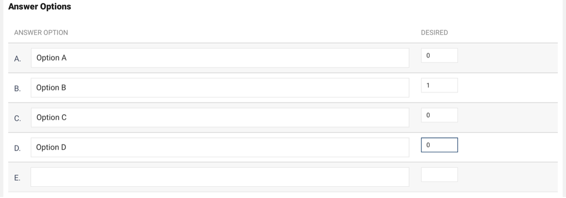 Create Multiple Choice, Select all that Apply, Dropdown Questions