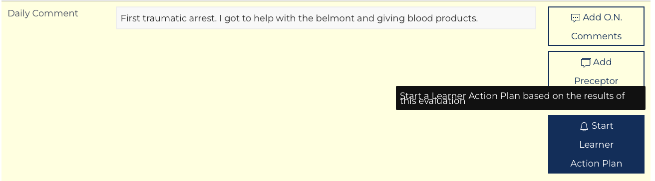 lap evaluation start