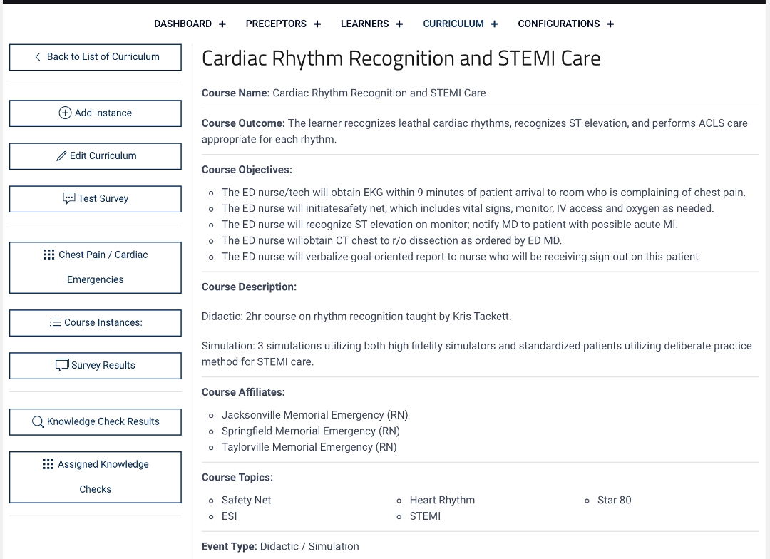 Curriculum